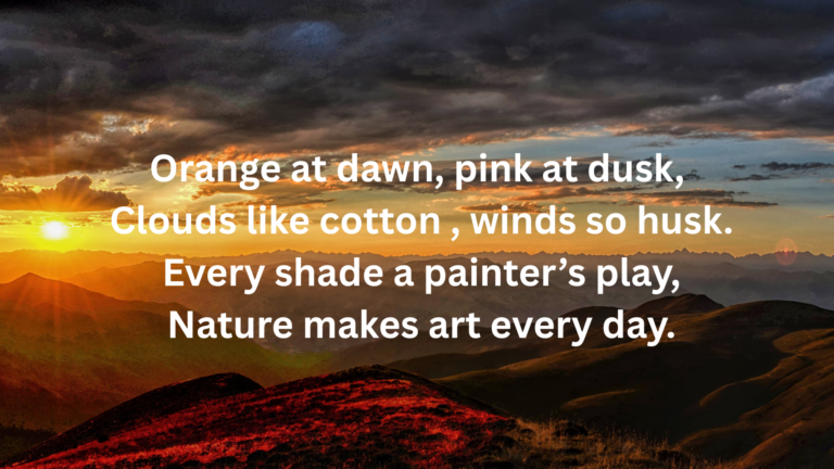 short poems about nature